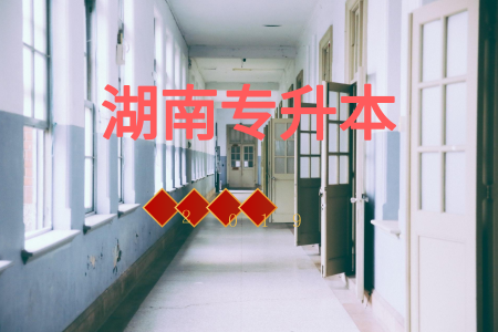 2019湖南專升本